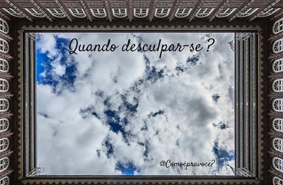 Sobre se desculpar e perdoar!
